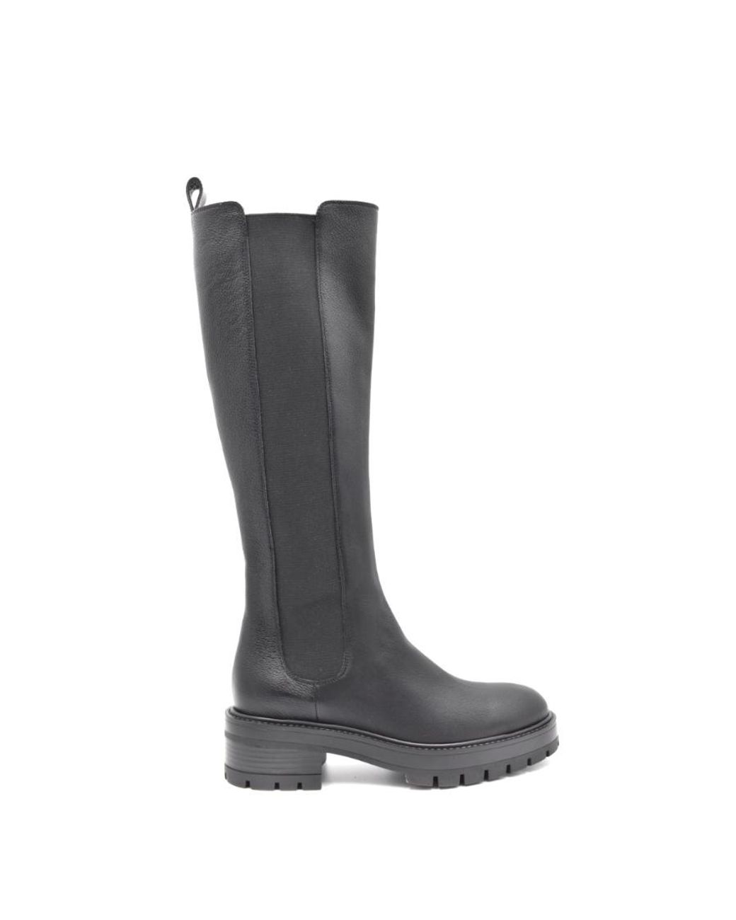 Aquazzura Black Platform Thigh-High Boots
