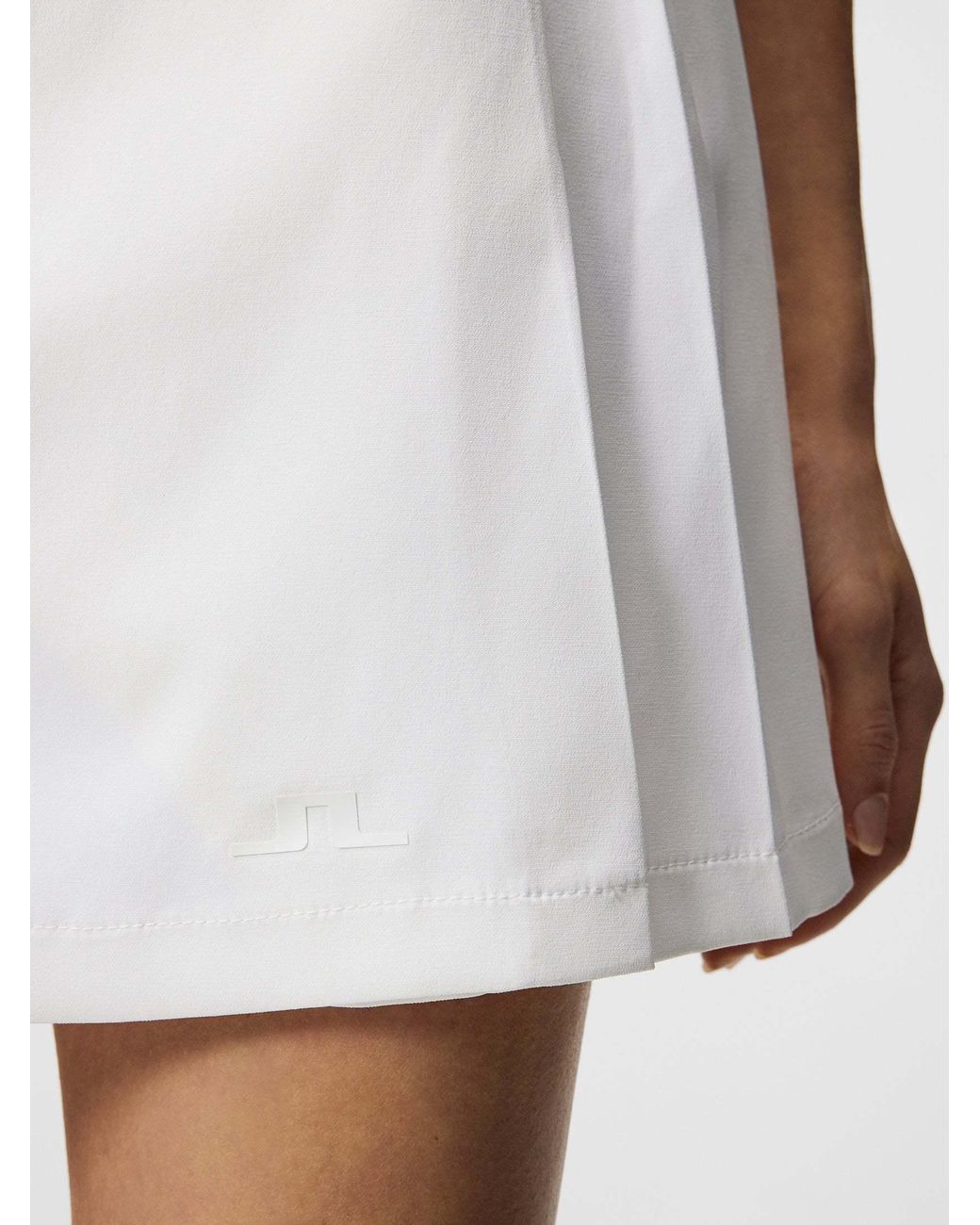 J.Lindeberg White Pleated Skirts