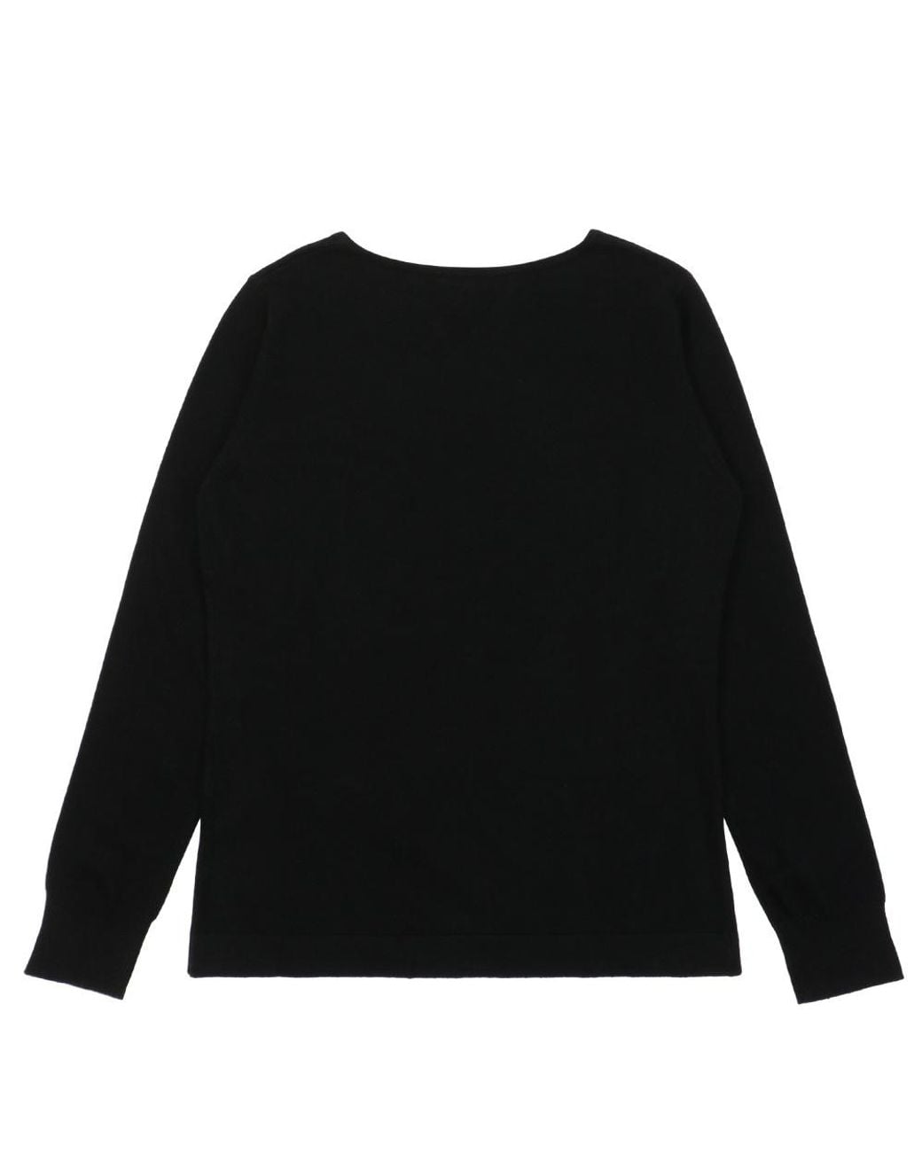 Weekend by Maxmara Black Round-Neck Long-Sleeved Pullover