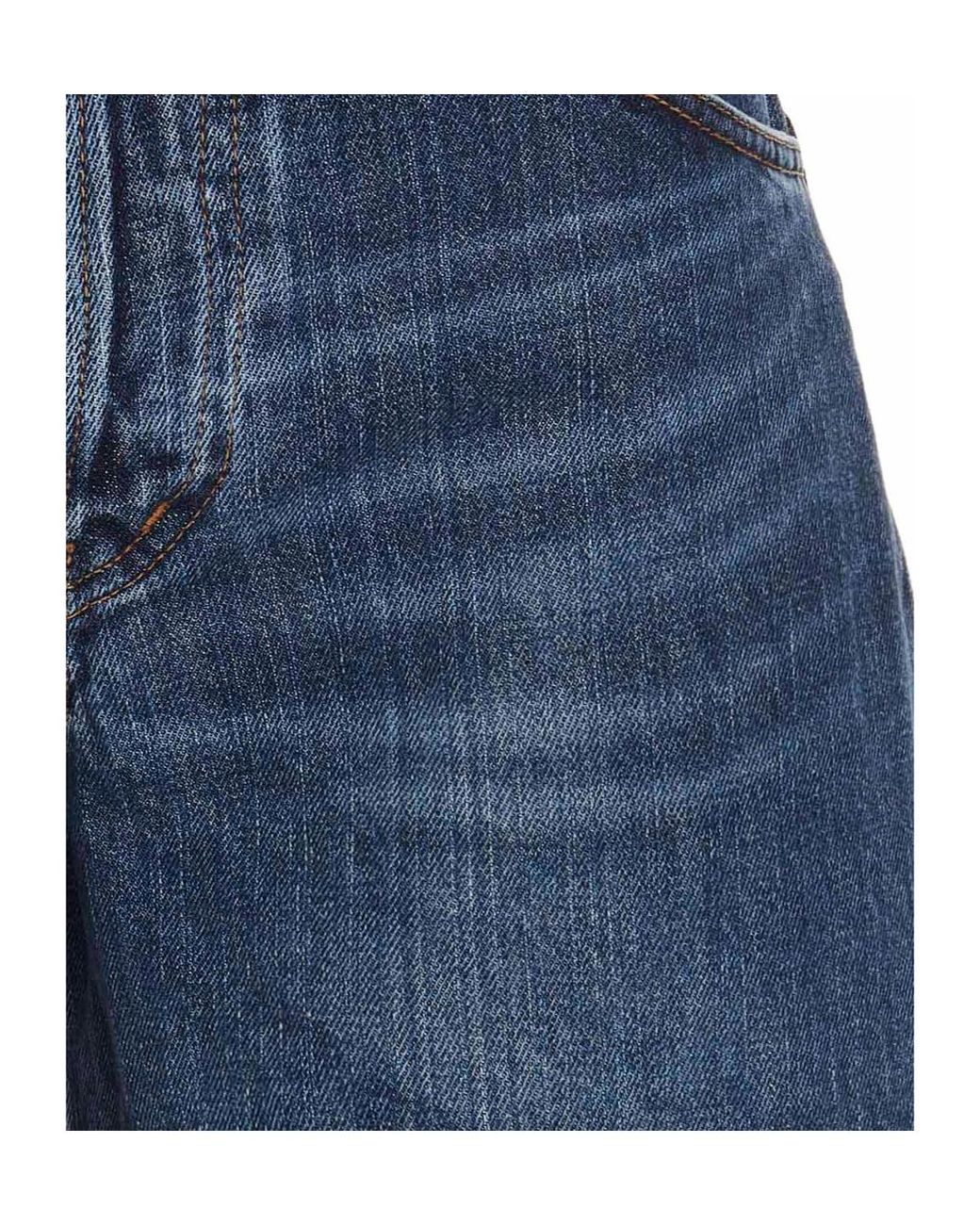 Chloé Blue Chloé High Waist Denim Shorts