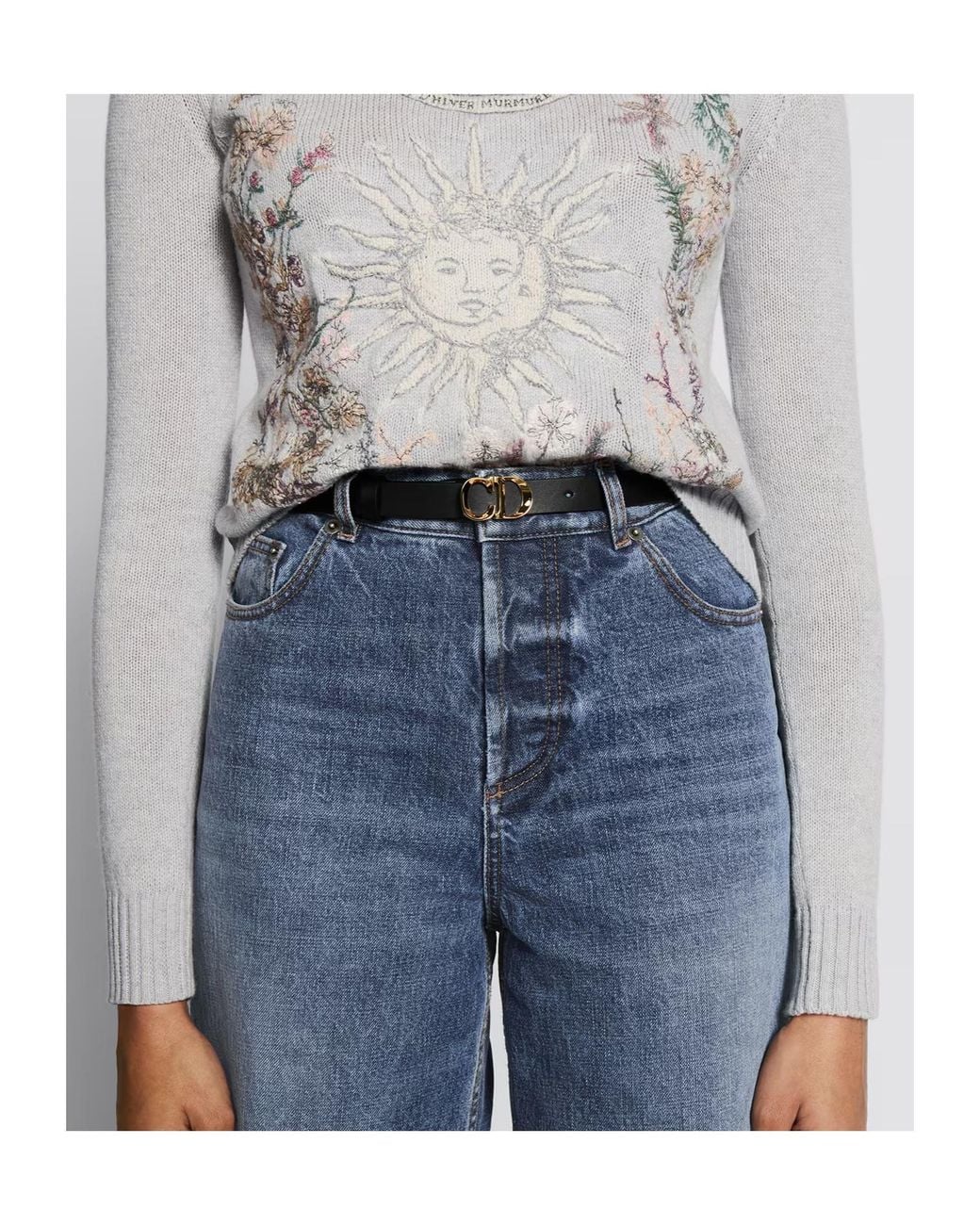 Dior White C'Est Belt