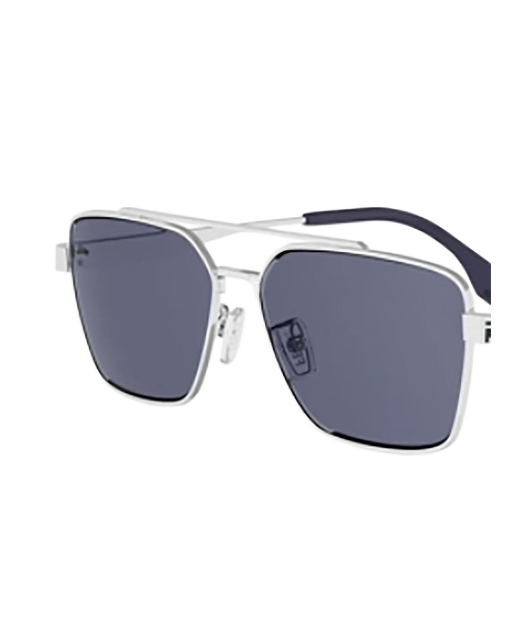 Fendi White Eyewear Square Frame Sunglasses for men