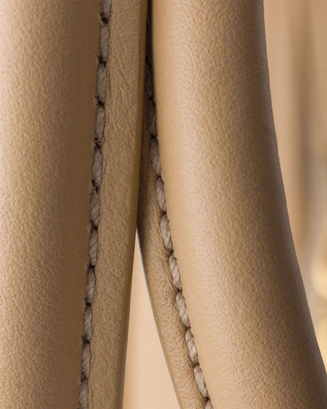 Prada Natural Medium Leather Top-Handle Bag