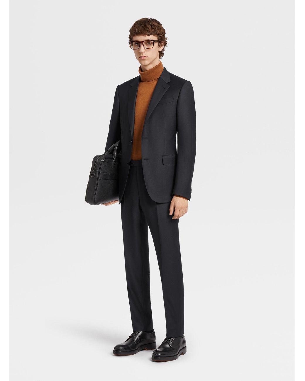 Zegna Blue Trofeo Single-Breasted Suit for men