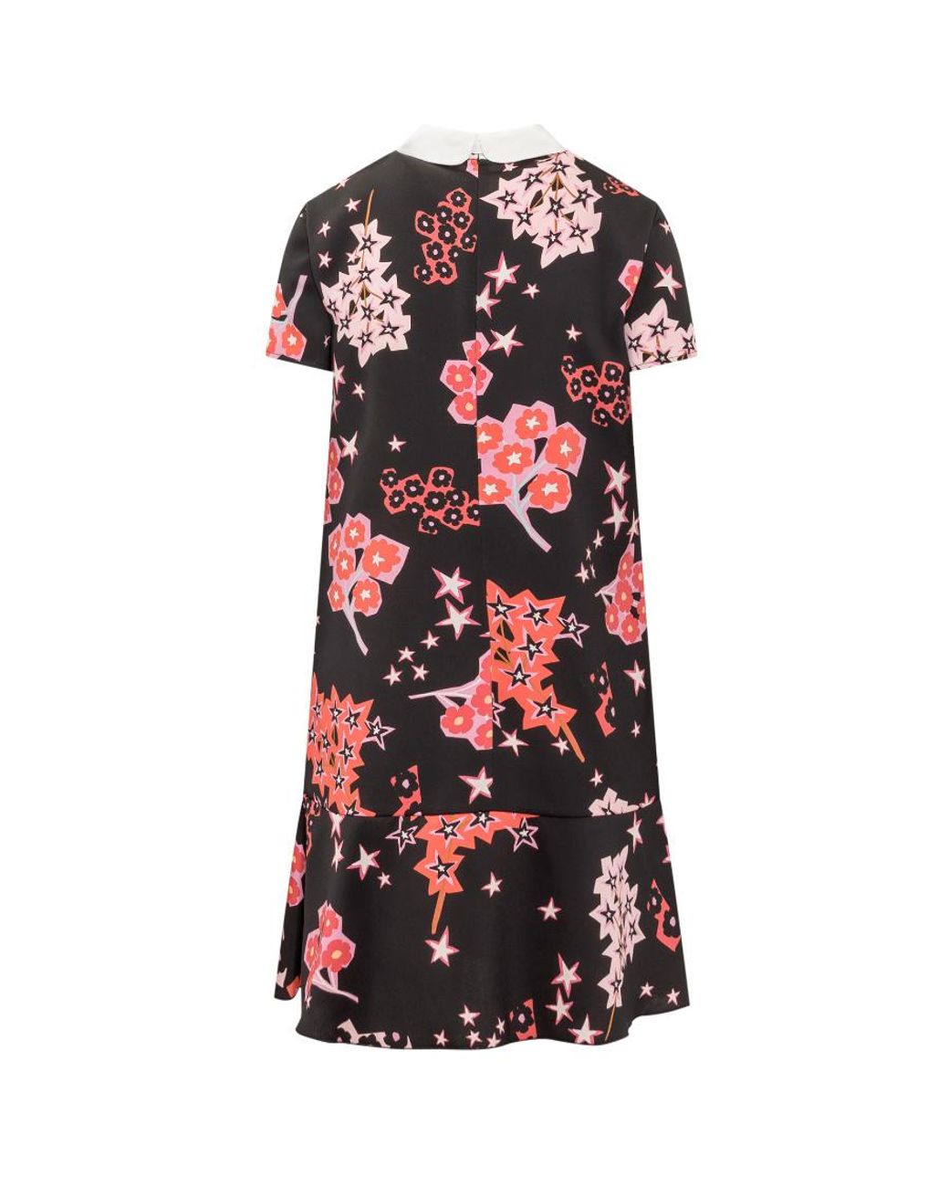 RED Valentino White Floral-Printed Dress