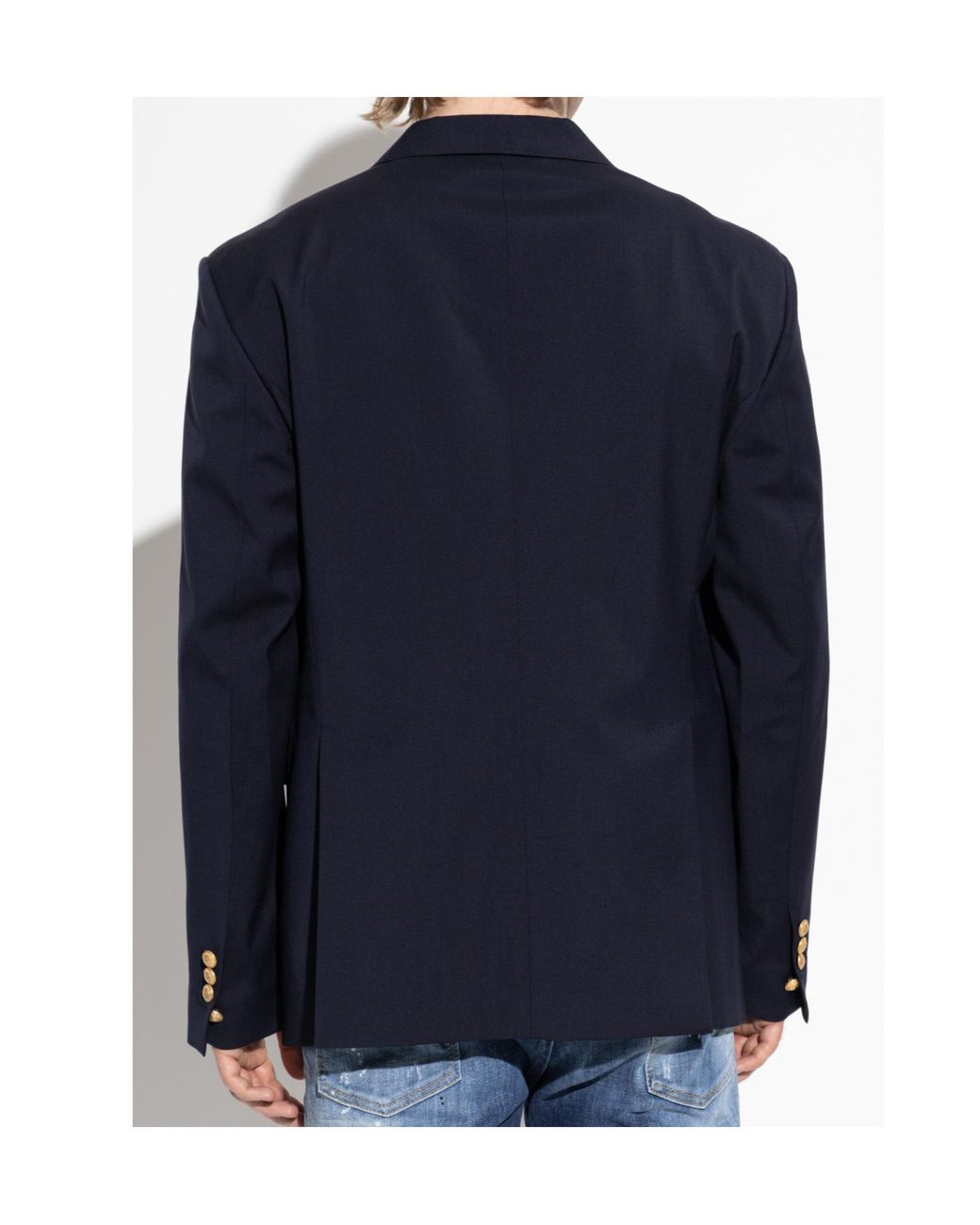 DSquared² Blue Single-Breasted Blazer for men