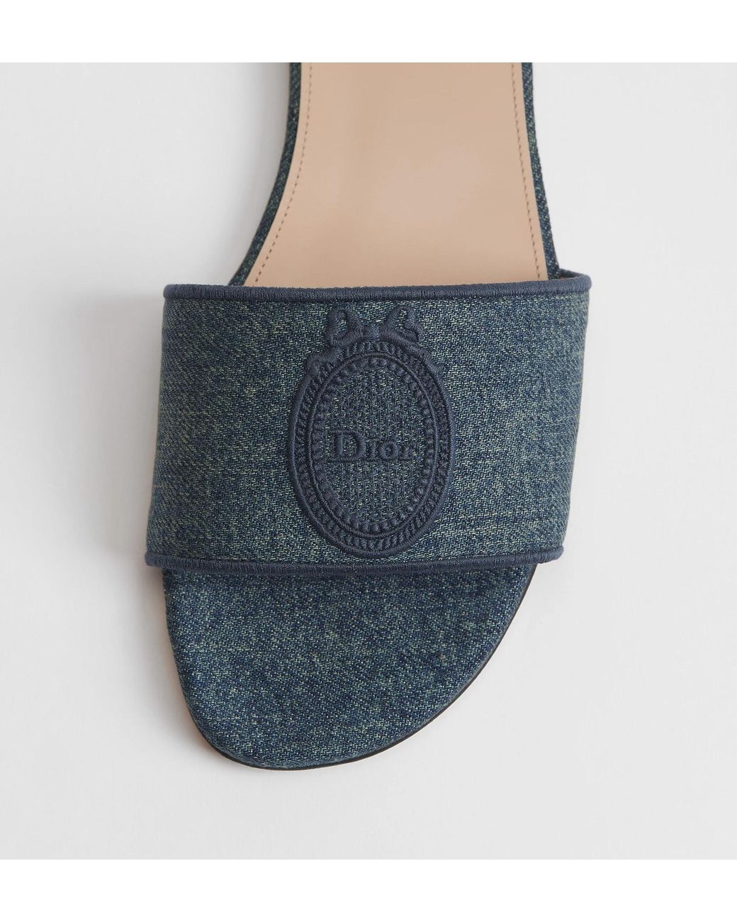 Dior Blue Médaillon Slide