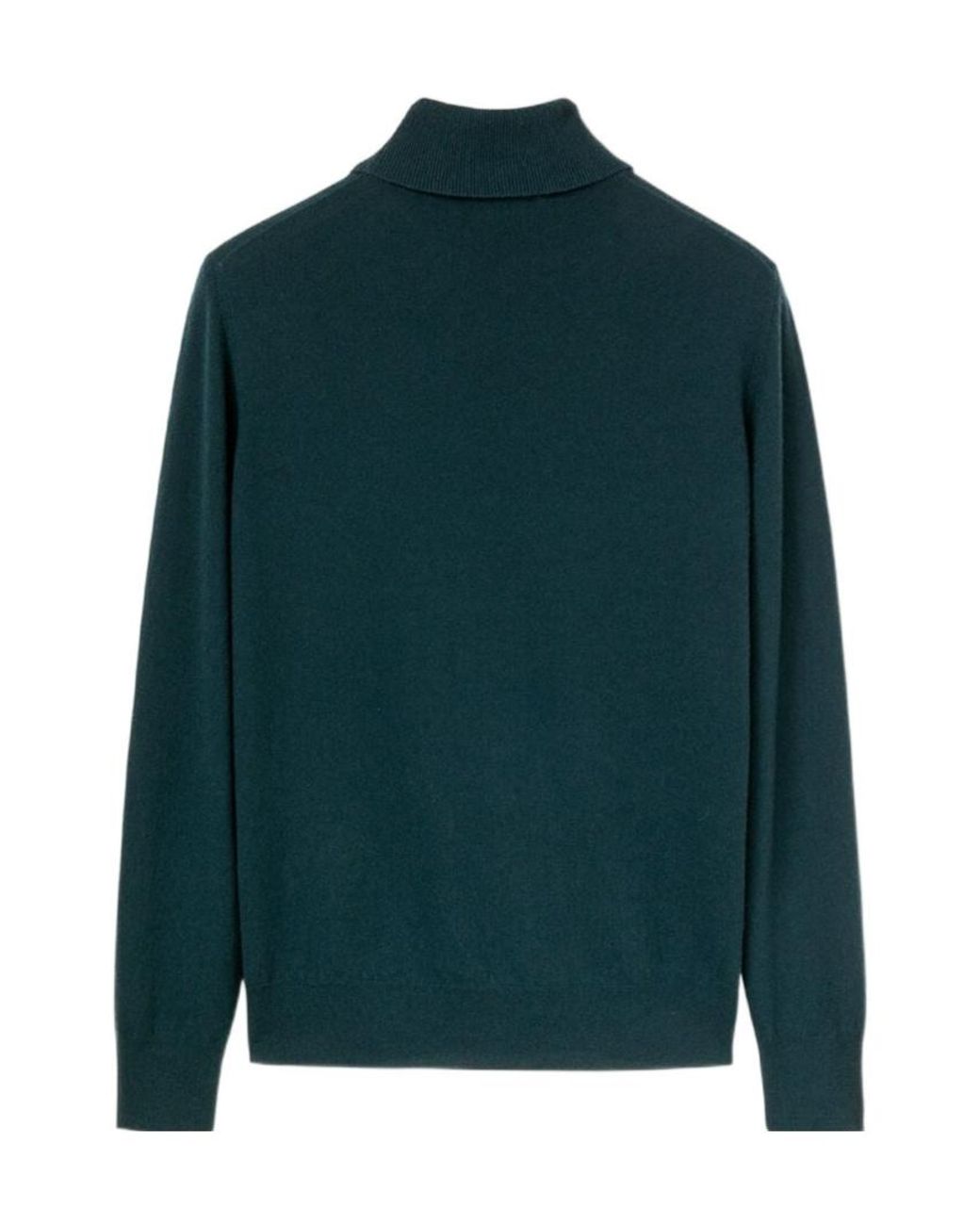 Loro Piana Green Roll-Neck Cashmere Jumper for men