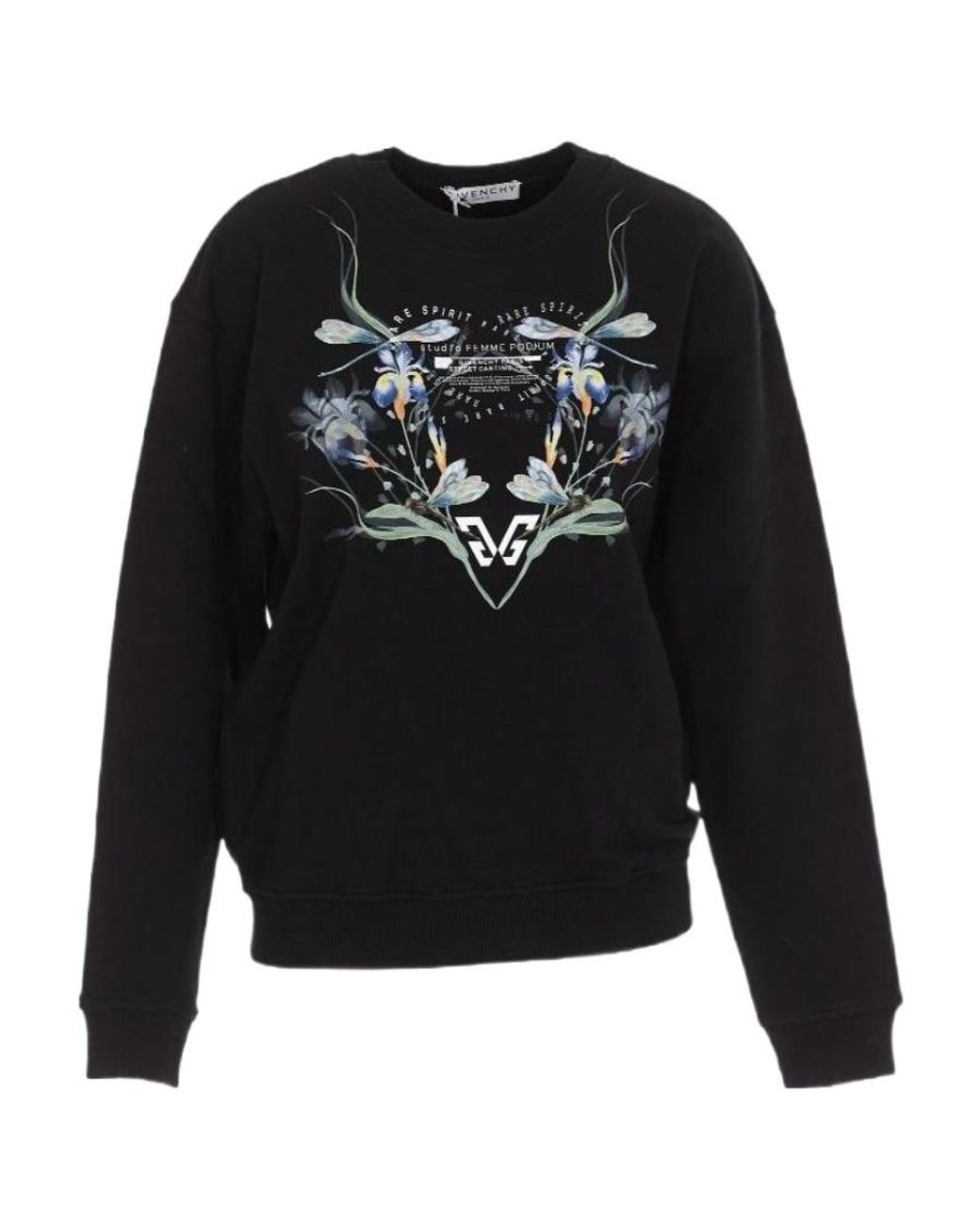 Givenchy Black Pattern Printed Hoodie