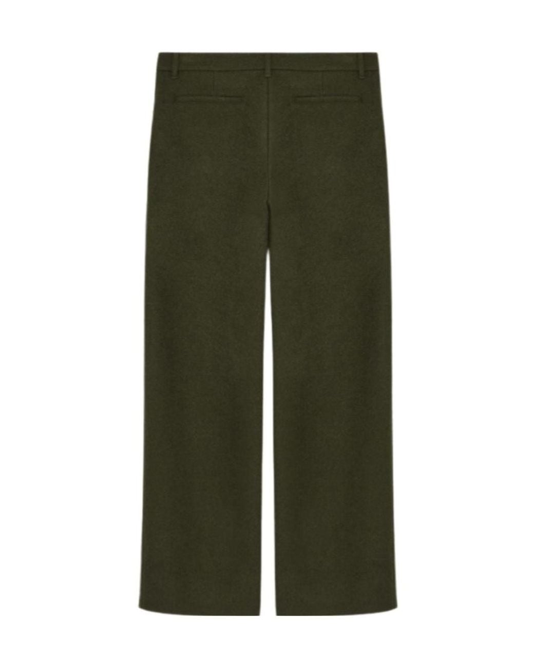 Jil Sander Green Straight-Leg Casual Pants for men