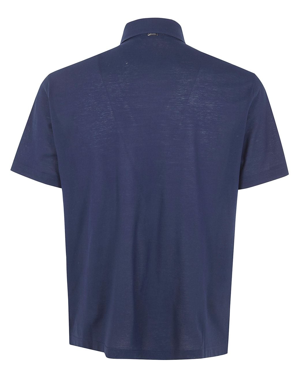 Herno Blue Logo Polo Shirt for men