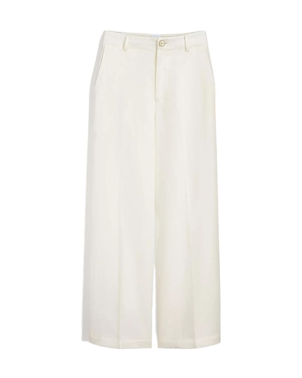Dior White Iviera Médaillon Flared Pants