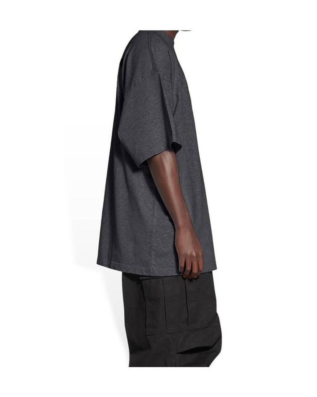 Balenciaga Blue T-Shirt Strike 1917 Oversize Da Donna for men