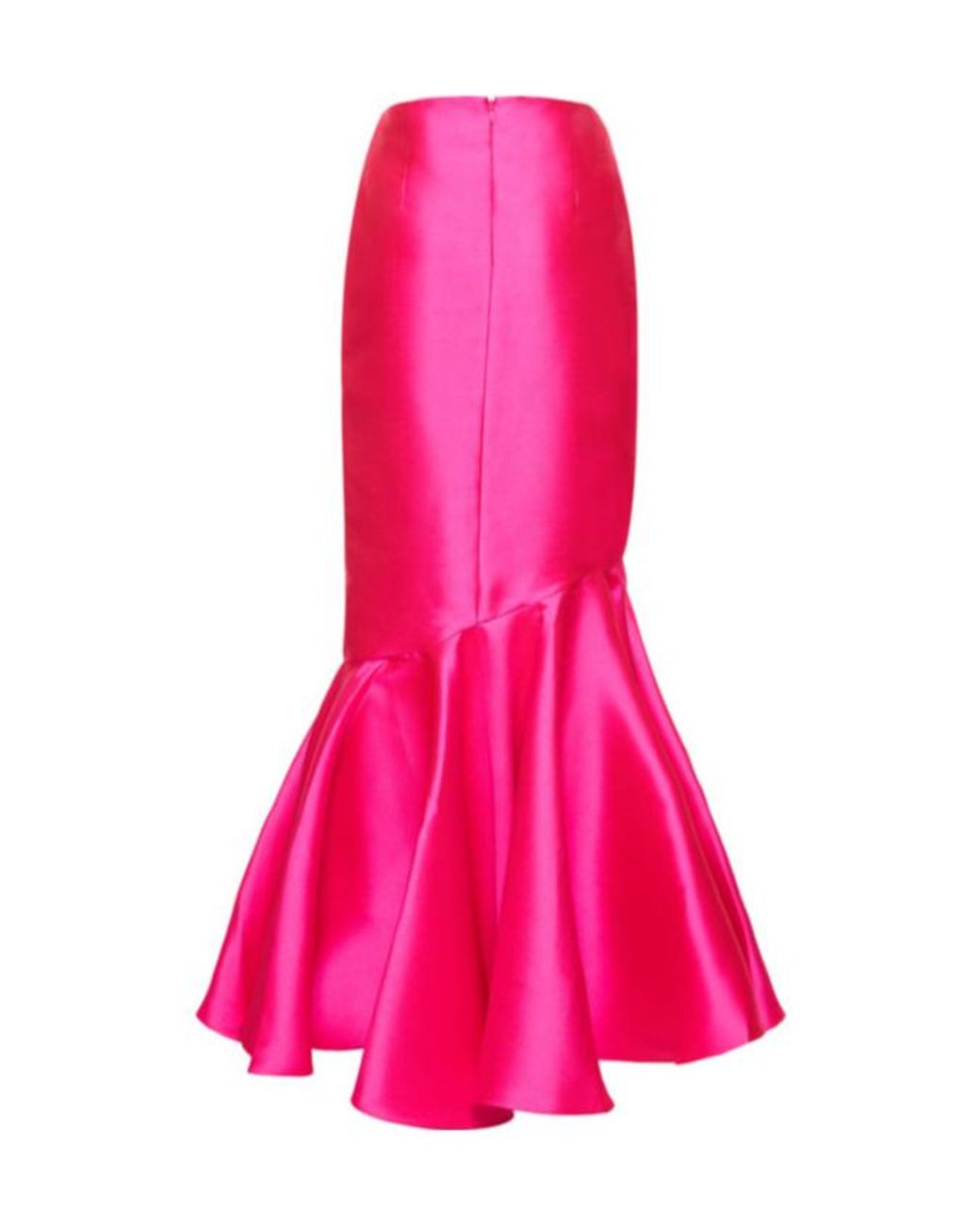 Solace London Pink Felicity Twill Midi Skirt