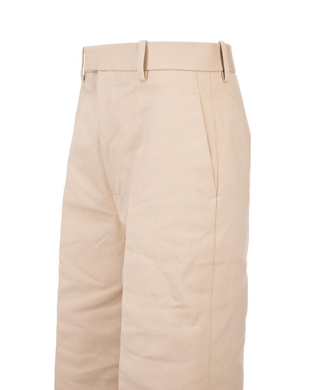 Bottega Veneta Natural Wide Leg Pants