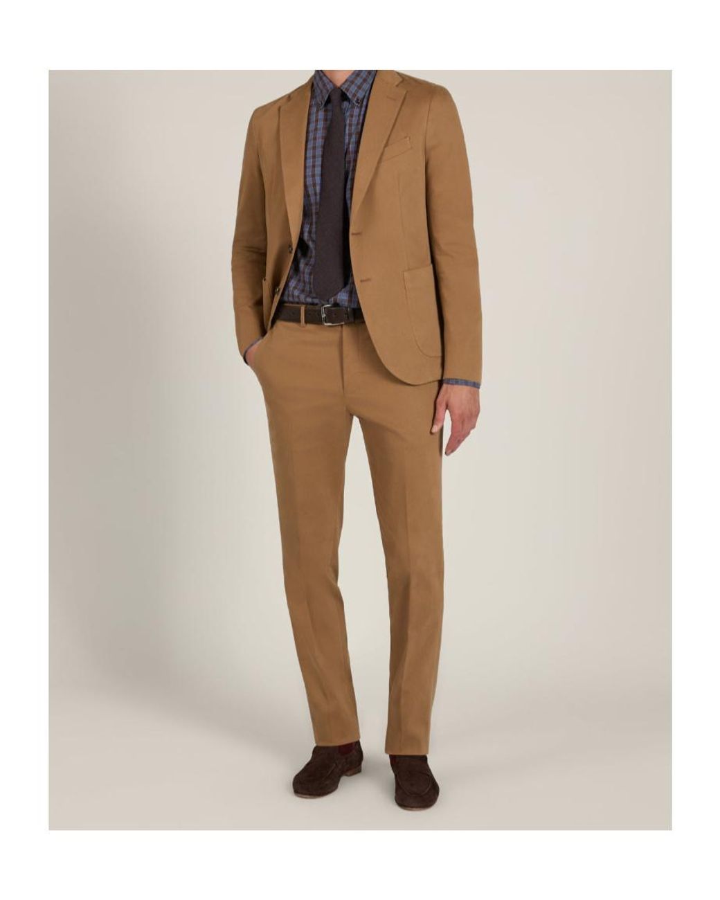 Incotex Natural Tapered Fit Flexpant for men