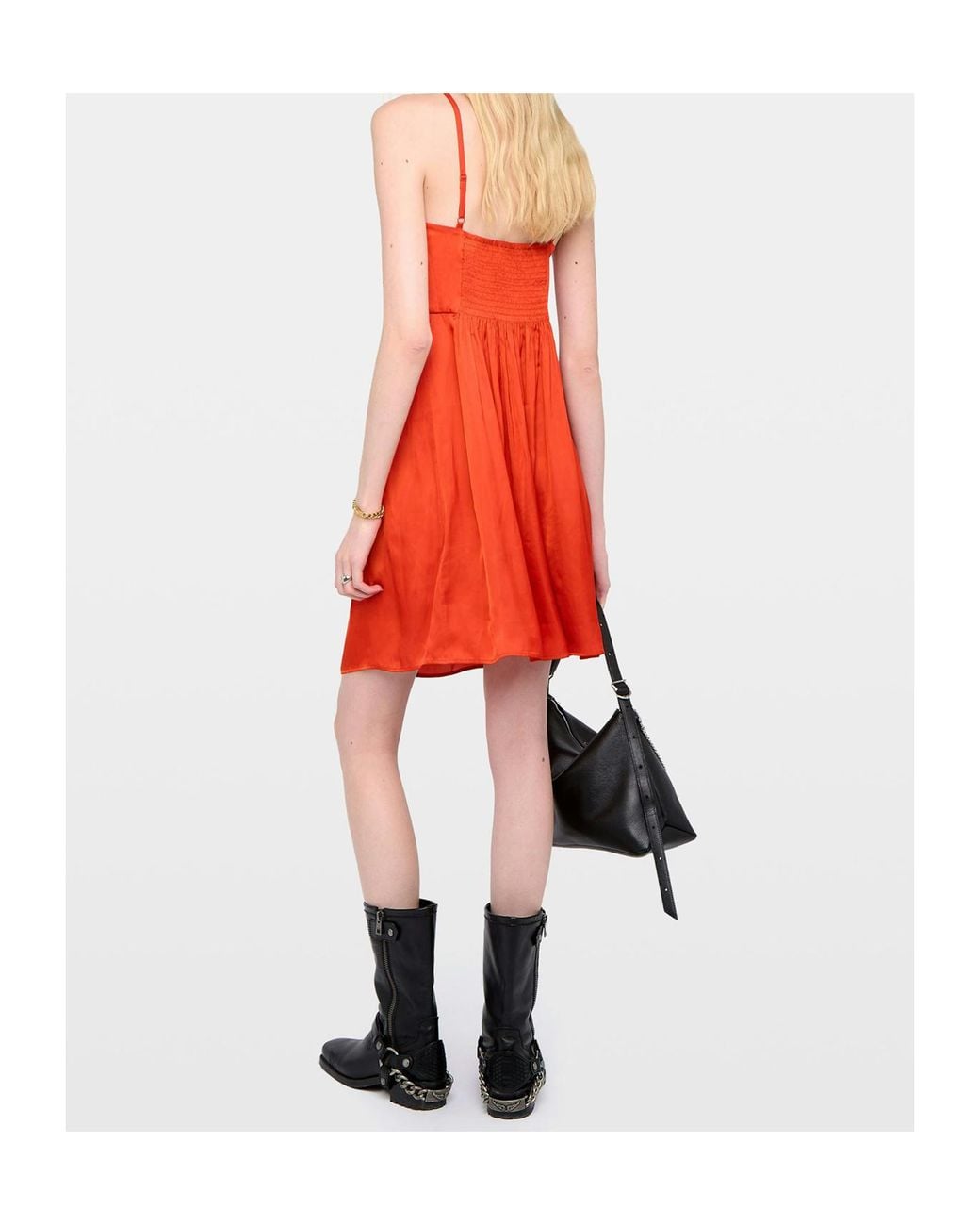 Zadig & Voltaire Red Suspender Dress