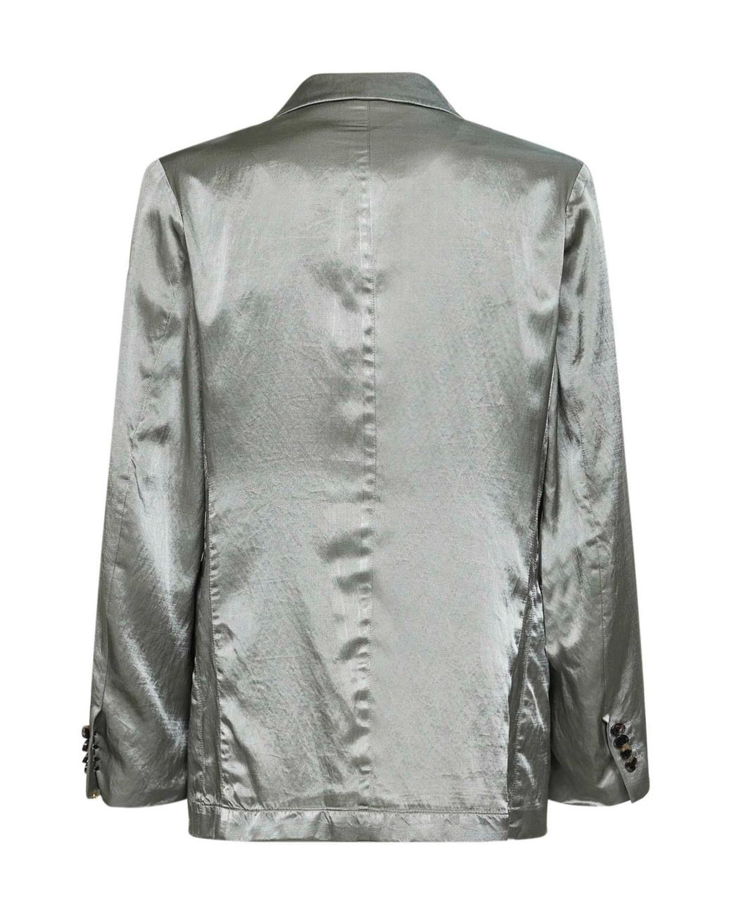 Dries Van Noten Gray Balto Double-Breasted Blazer for men