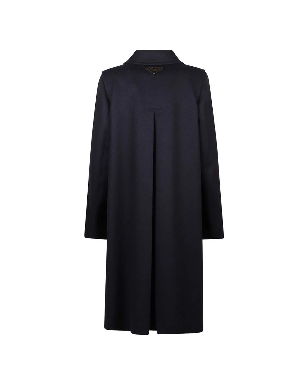 Prada Blue Single-Brested Long Sleeved Coat