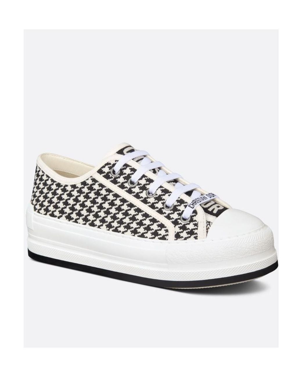 Dior White Walk'N' Platform Sneaker
