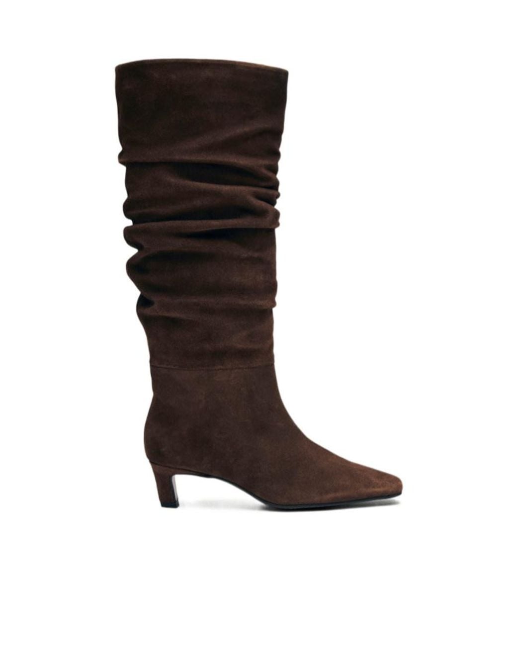 Alohas Brown Kalila Slouchy Heel Boots