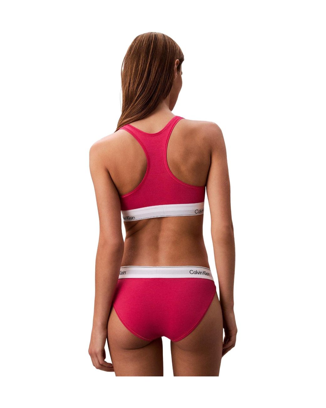 Calvin Klein Red Sports Bra