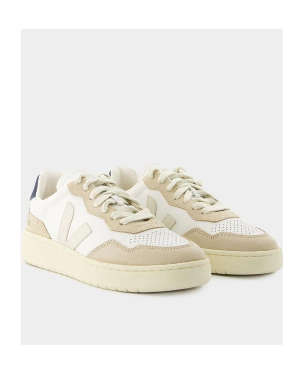 Veja Natural V-90 Lace-Up Sneakers for men