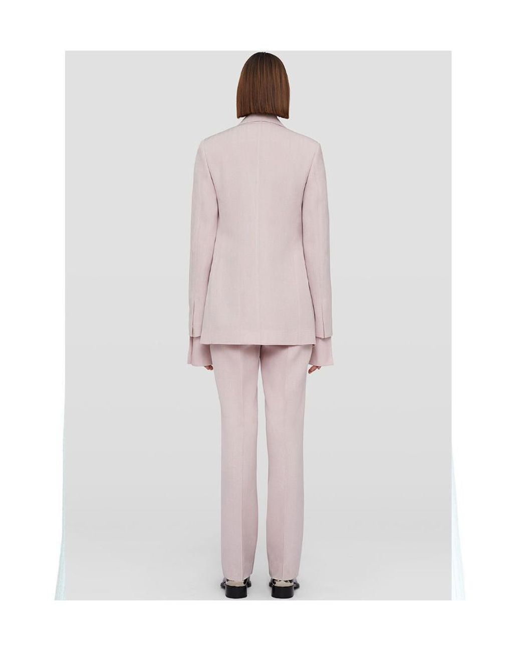 Jil Sander Pink Straight Leg Tailored Trousers