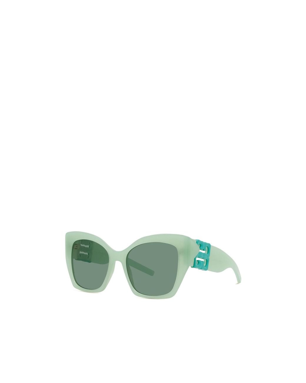 Givenchy Green Eyewear Cat Eye Frame Sunglasses
