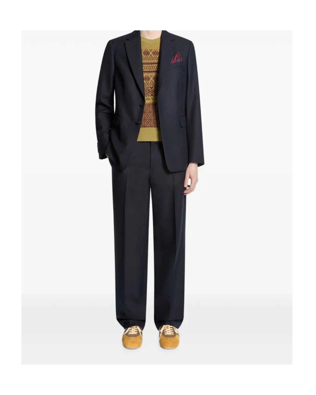 Dries Van Noten Brown Suede Sneakers for men