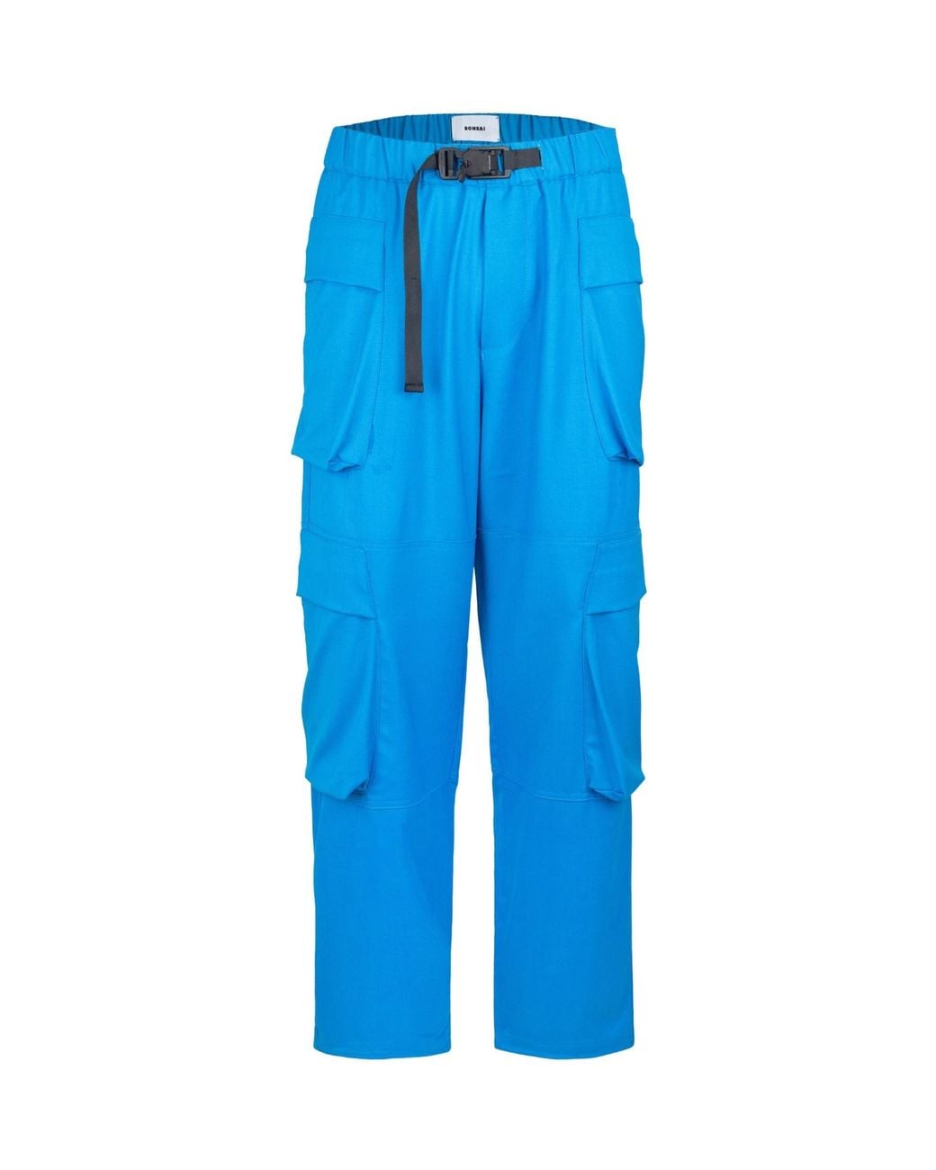 Bonsai Blue Loose Waist Casual Pants for men