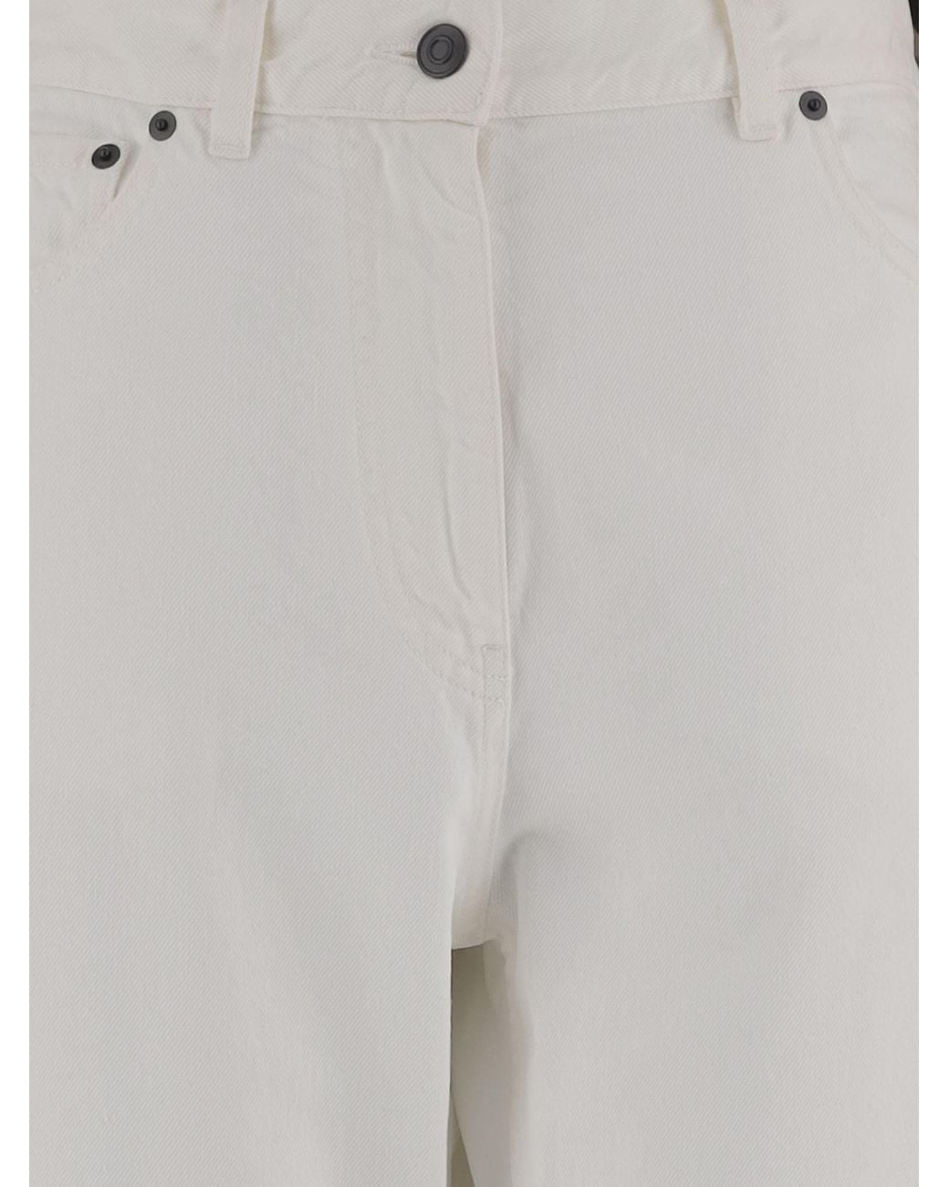 The Row White Burty Jeans
