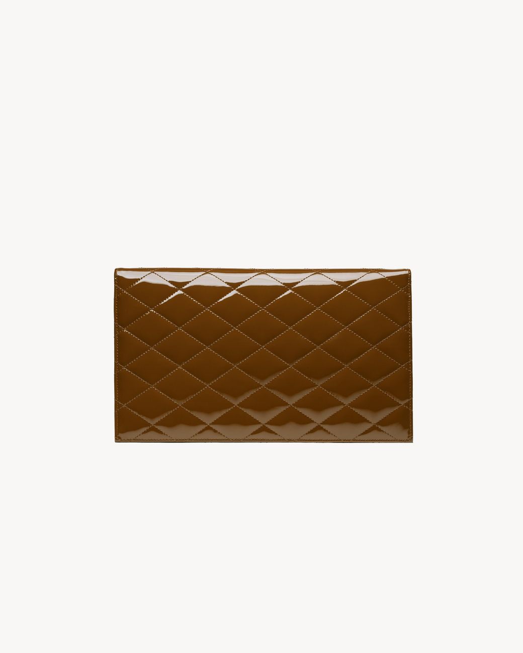 Saint Laurent Brown Flap Clutch