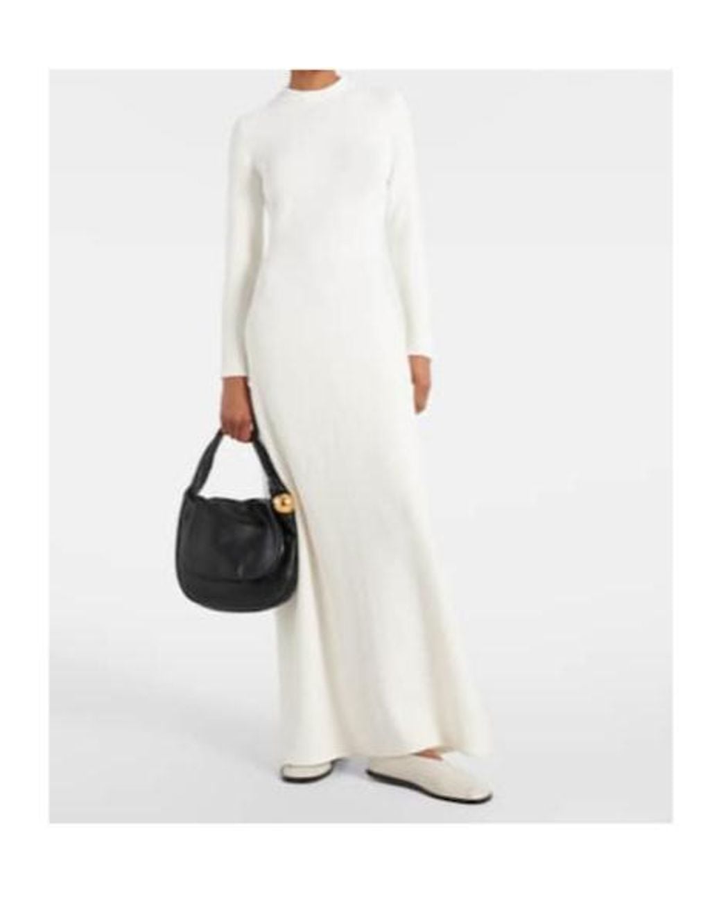 Proenza Schouler White Lara Cutout Bouclé Maxi Dress