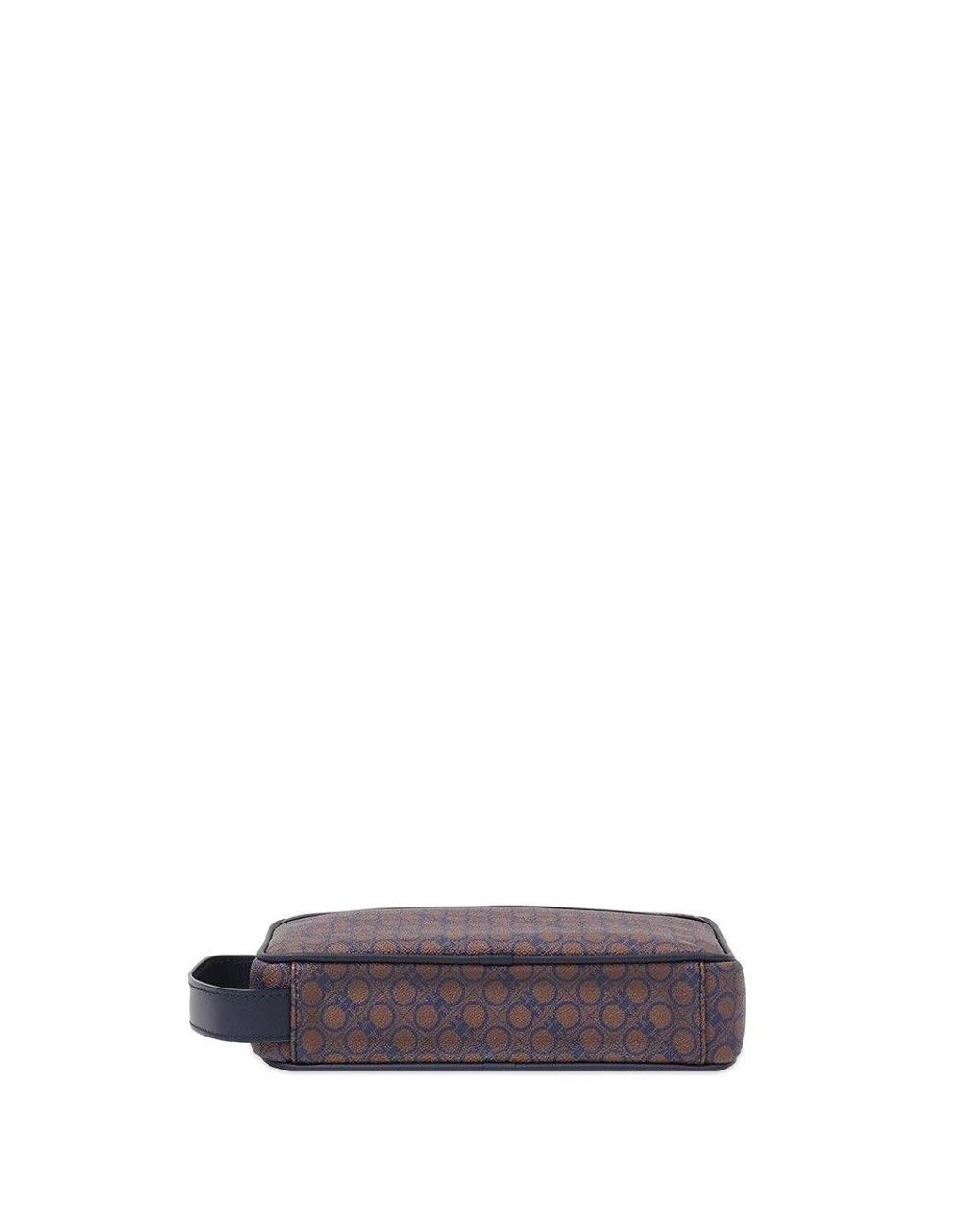 Ferragamo Purple Logo Hand-Held Bag