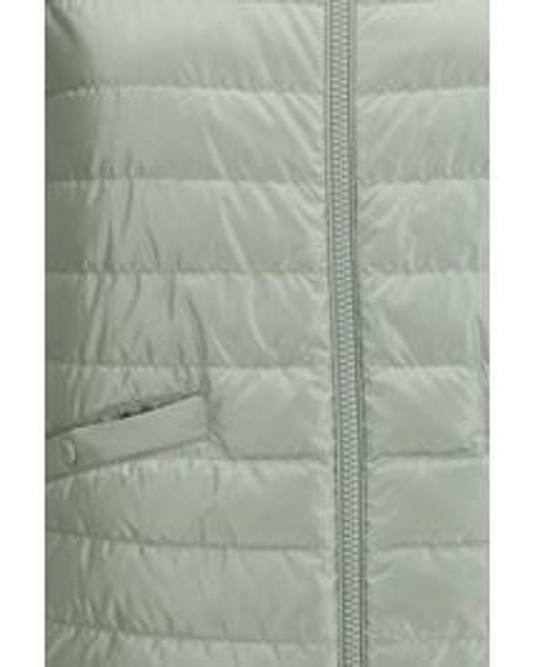Moncler Gray Azalee Zip-Up Short Quilted Jacket