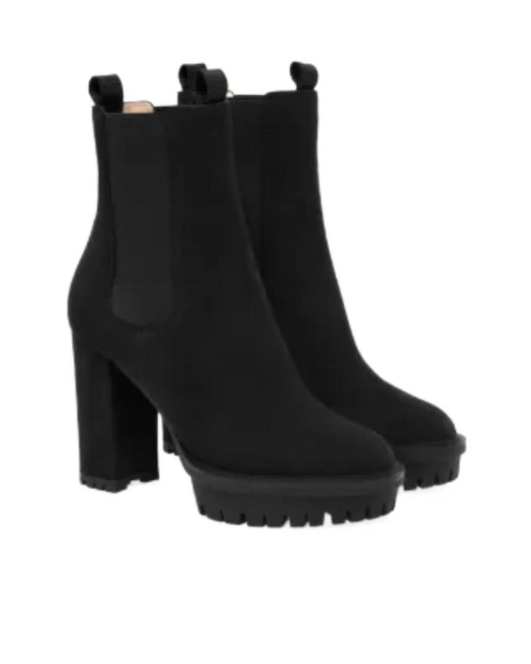 Gianvito Rossi Black Barry Ankle Boots