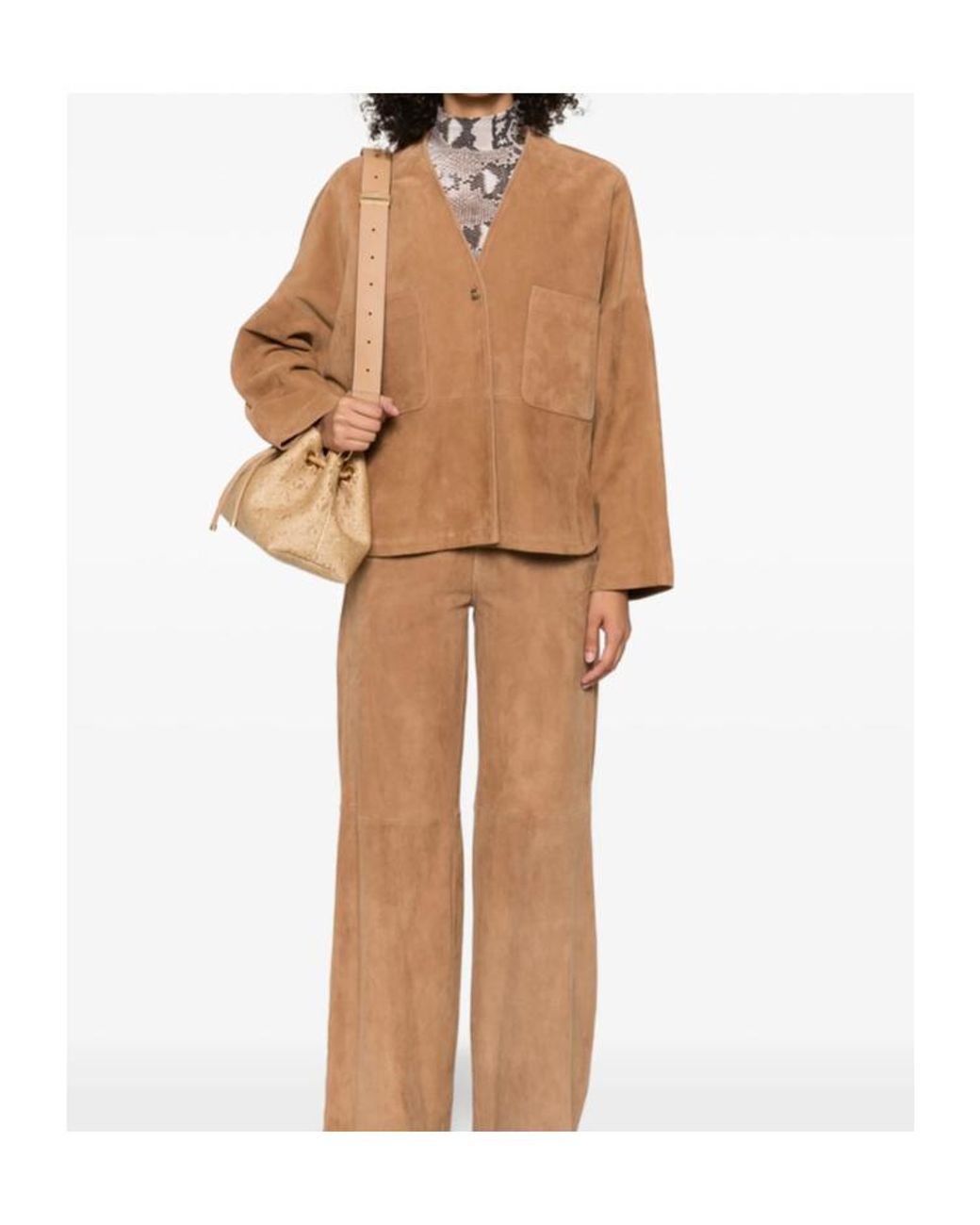 Forte_forte Natural Suede Jacket