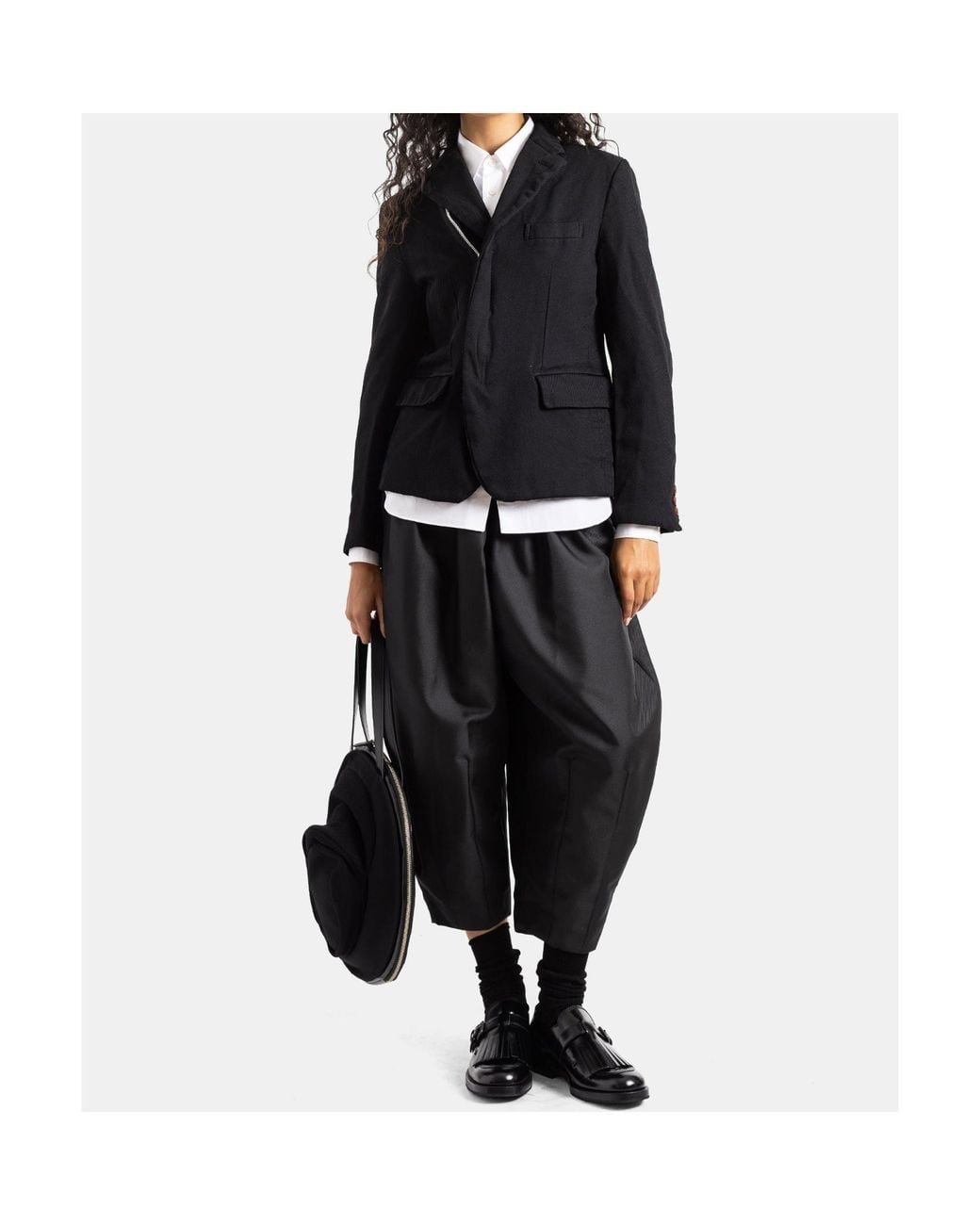 Comme des Garçons Black Comme Des Garçons Zipped Tailored Blazer