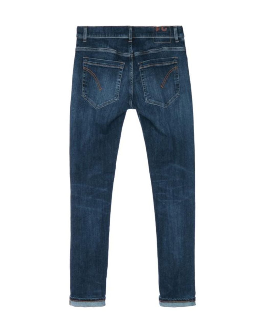 Dondup Blue Five-Pocket Slim Jeans for men