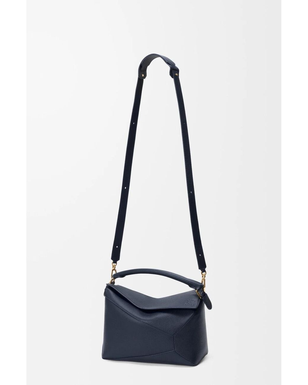 Loewe Blue Medium Puzzle Edge Bag
