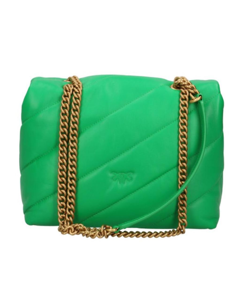 Pinko Green Chain Shoulder Bag