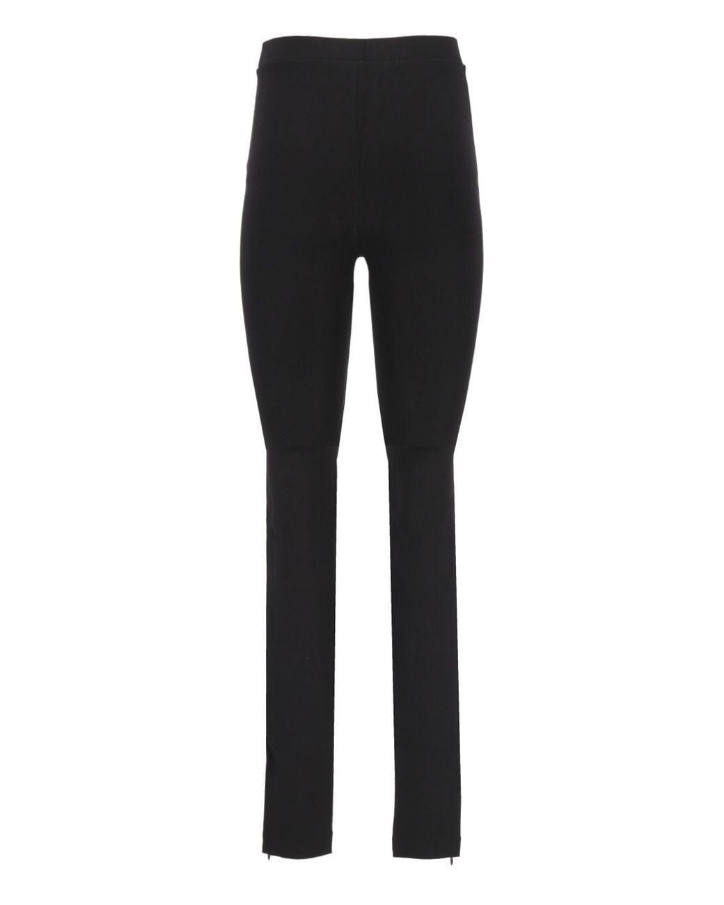 Totême  Black Elastic-Waist Leggings