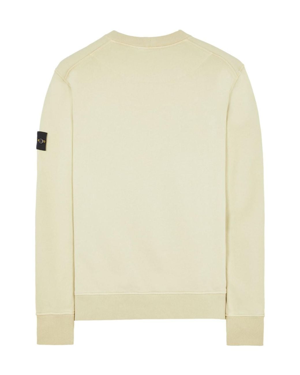 Stone Island Natural Compass Patch Crewneck Sweatshirt for men
