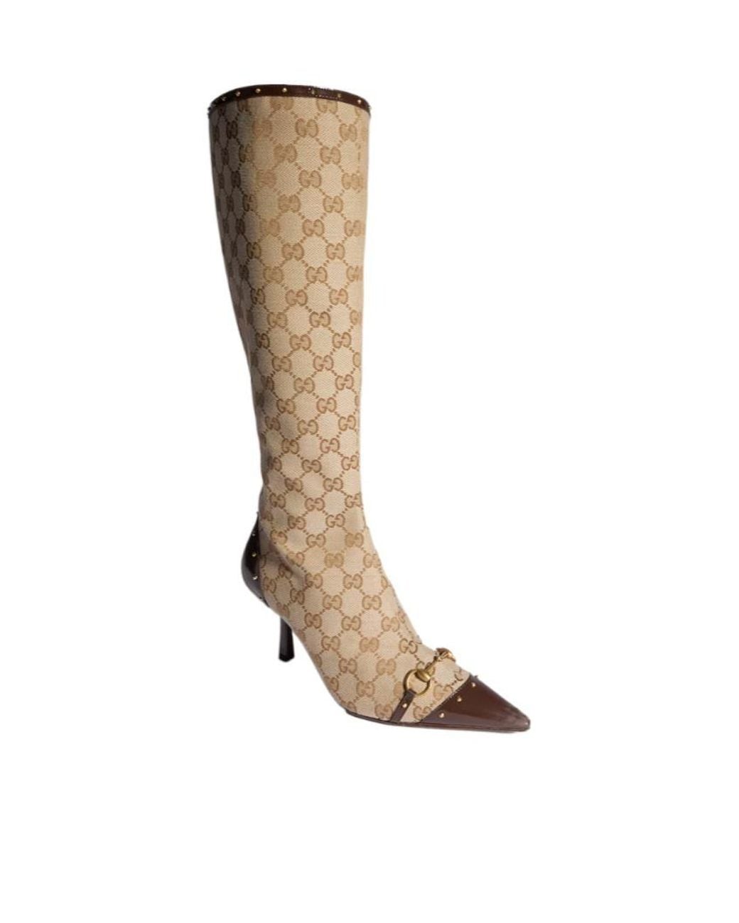 Gucci White Savoy Boot
