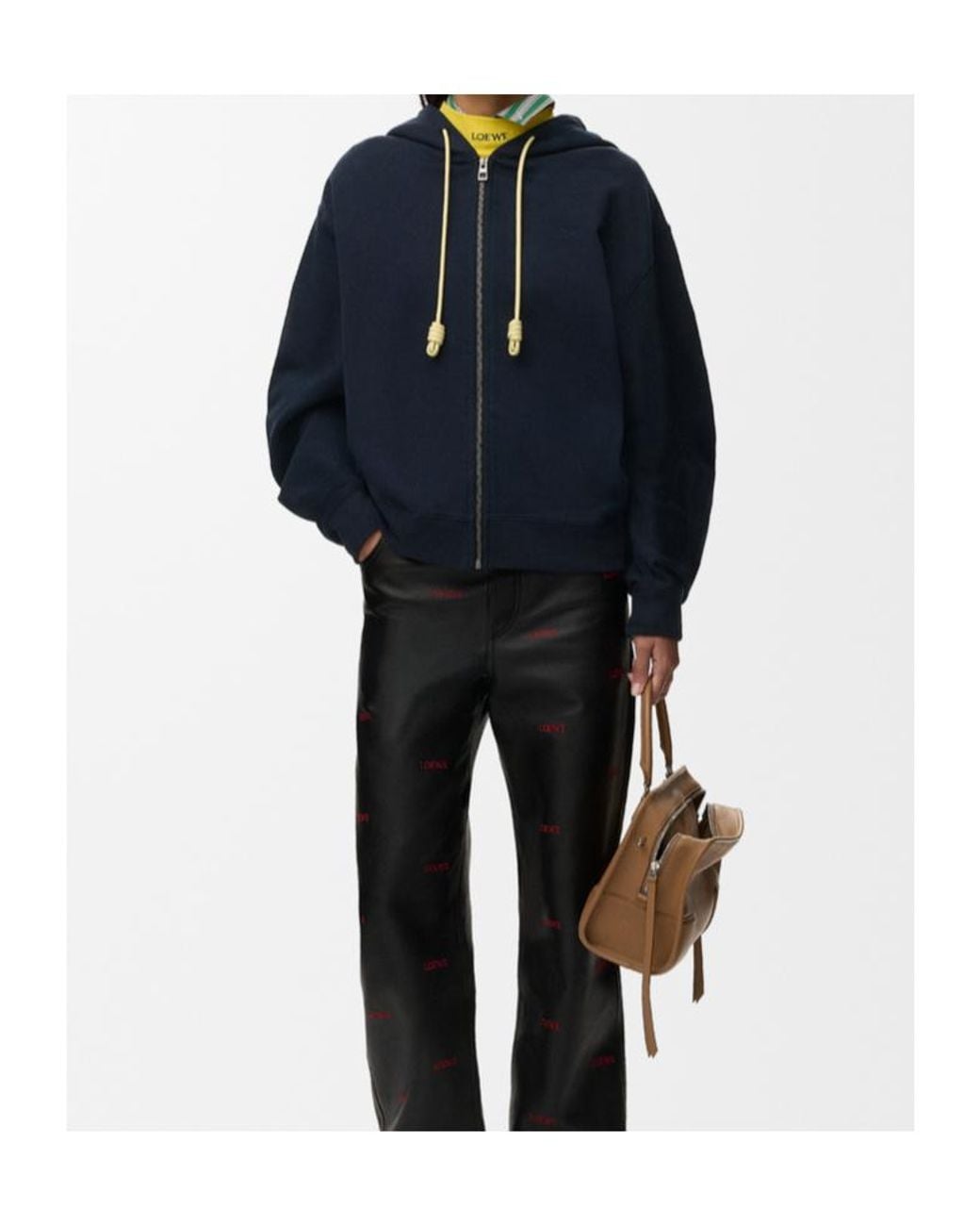 Loewe Blue Zipper Sweatshirt