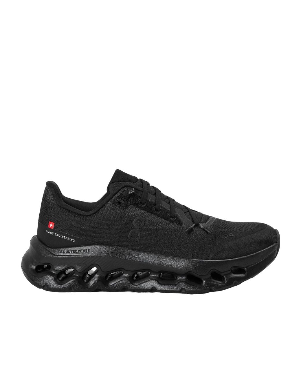 On Shoes Black Mesh Casual Running Shoes