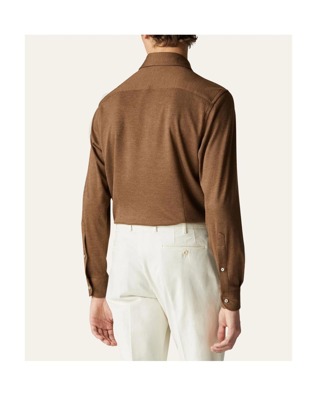 Loro Piana Brown Andrew Shirt for men