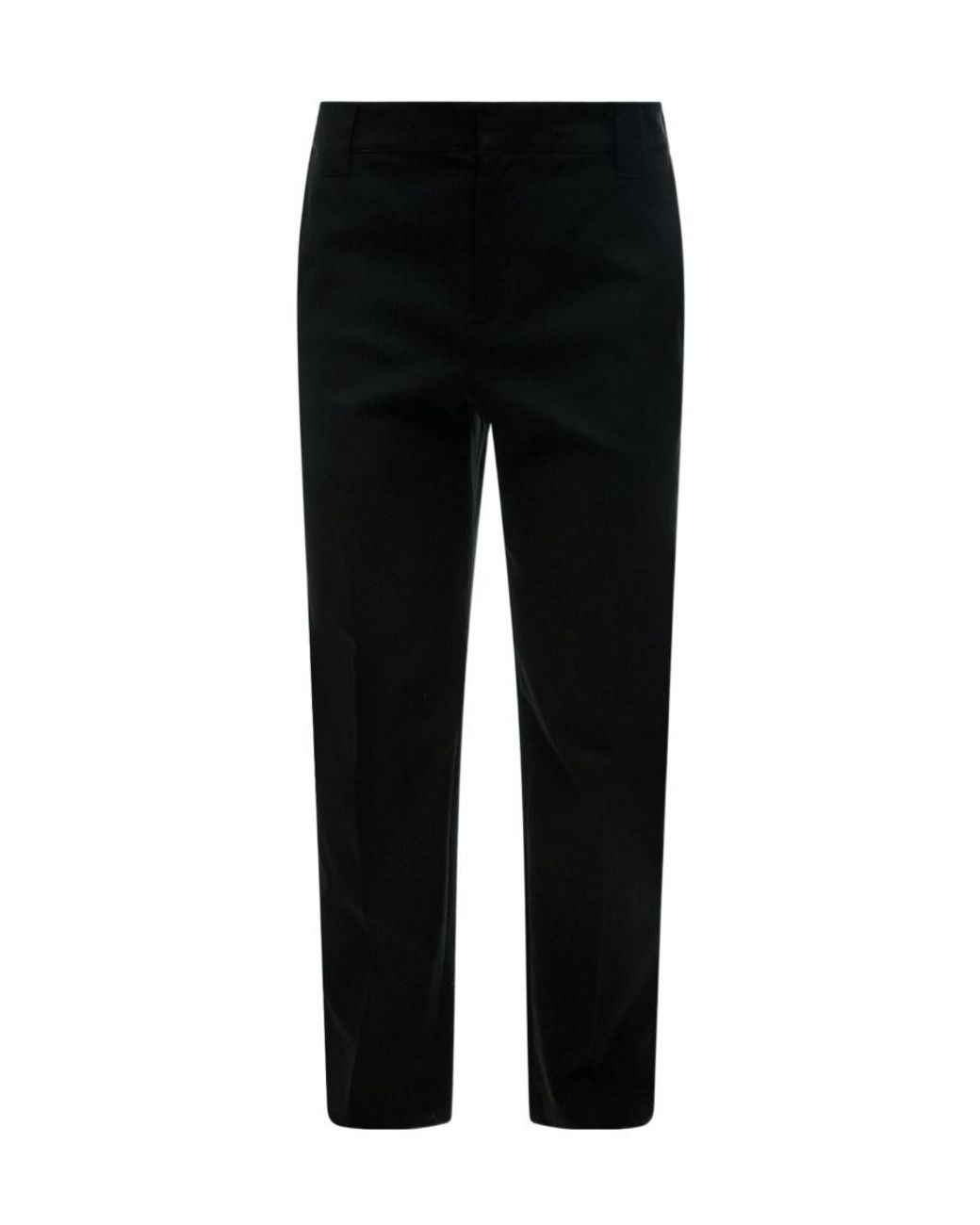 Valentino Black Stud Embellished Mid-Rise Trousers for men