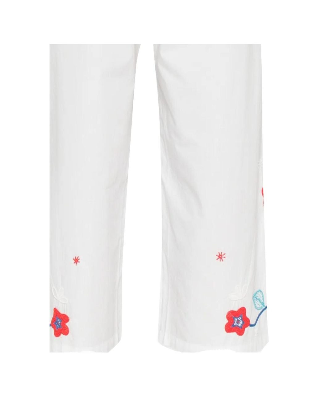 Forte_forte Pink Embroidered Casual Pants